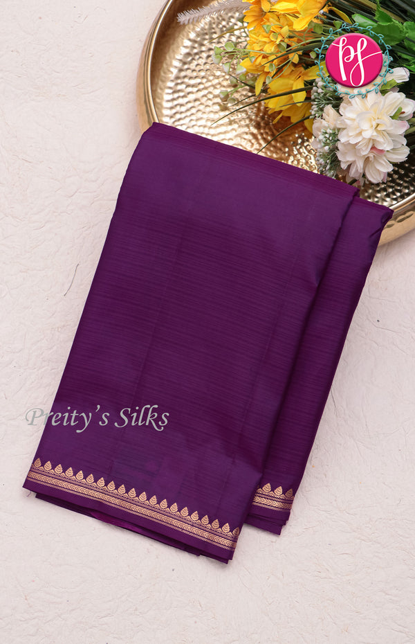 Half Pure Kanchipuram Silk Saree-PF68593