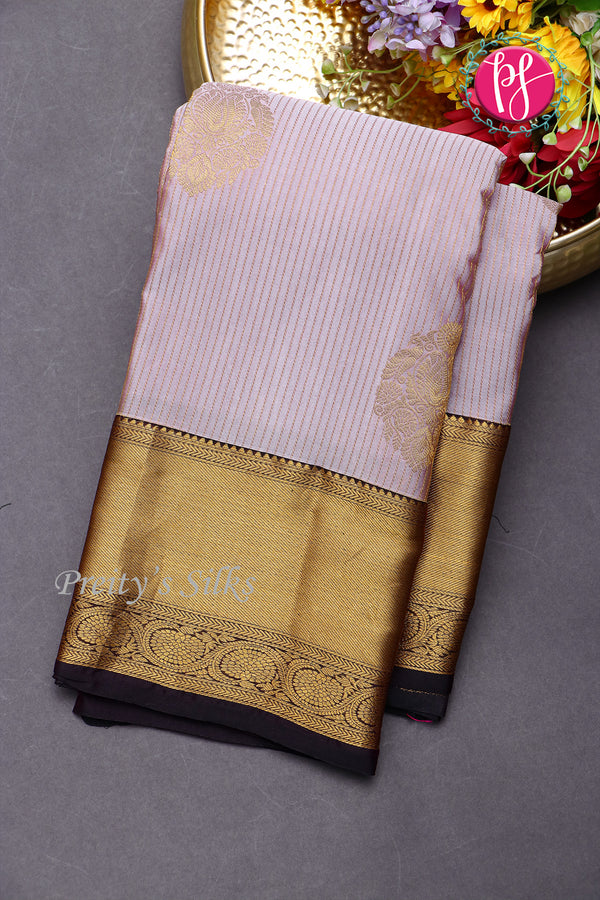 Semi Kanchipuram Silk Saree-PF55932