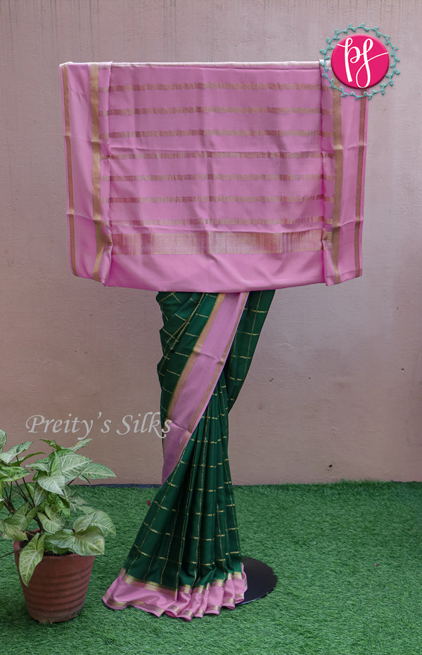 Pure Mysore Crepe Silk saree
