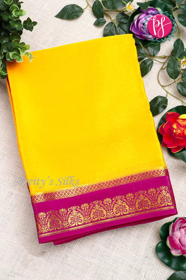 Premium Pure Mysore Crepe Silk Saree -PF80907