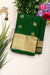 Half Pure Kanchipuram Silk Saree-Bottlegreen-PF04456