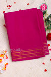 Pure Mysore Crepe Silk Saree -Pink-PF84234