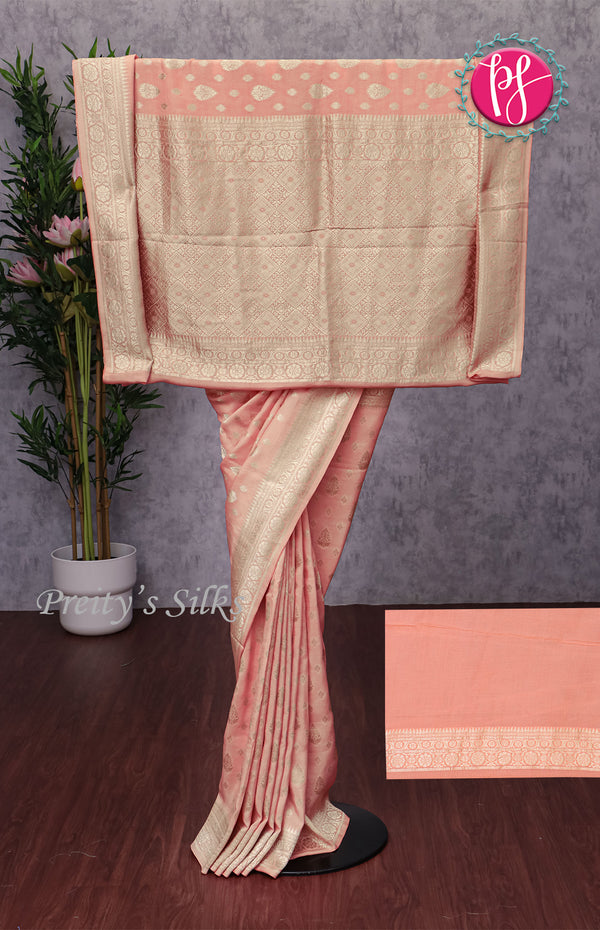 Semi Banarasi Georgette Silk Saree -PF67738