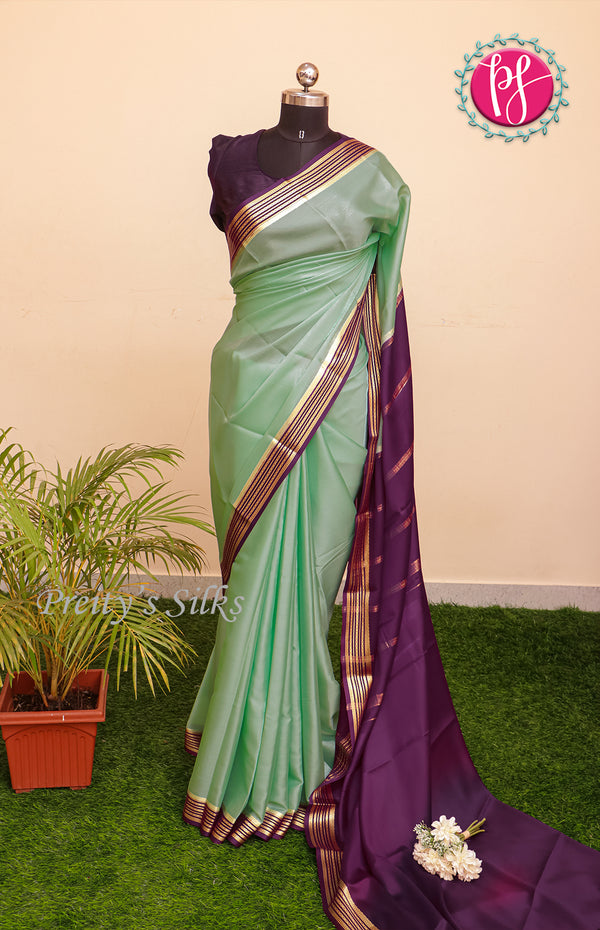Pure Mysore Crepe Silk Saree