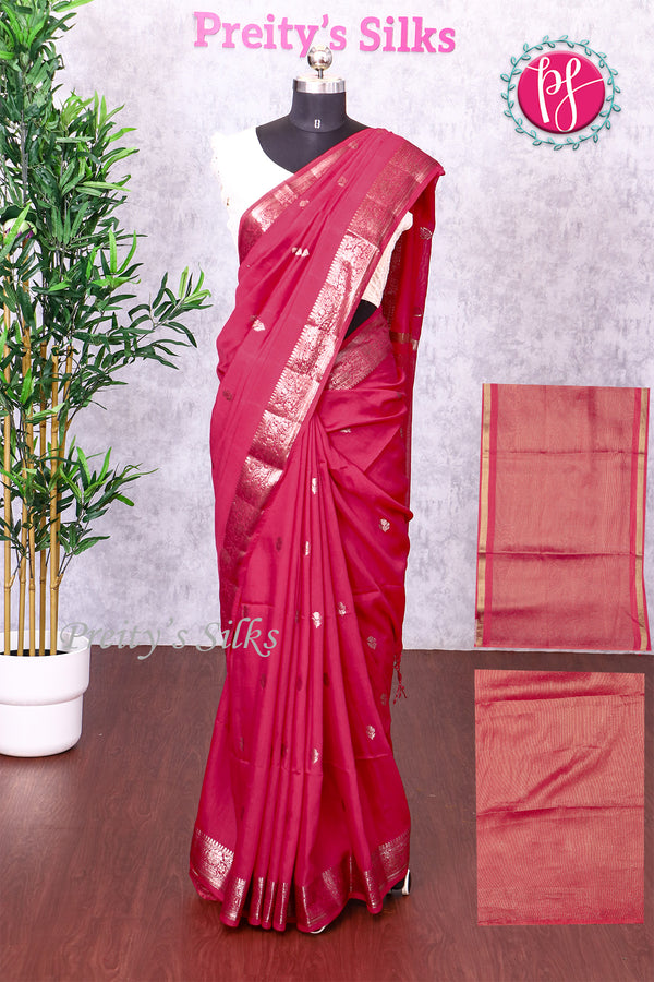 Butter Cotton Silk Saree- PF69810
