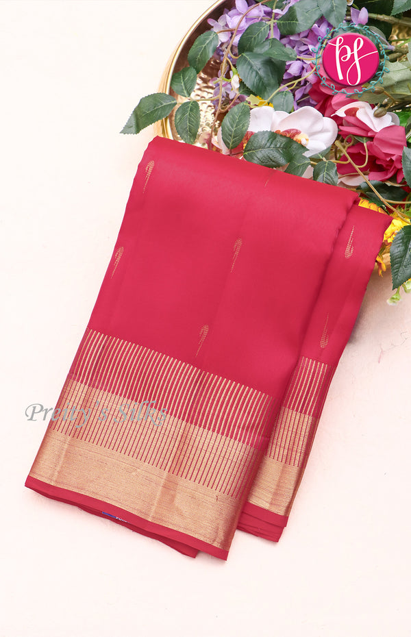 Half Pure Kanchipuram Silk Saree-PF68663