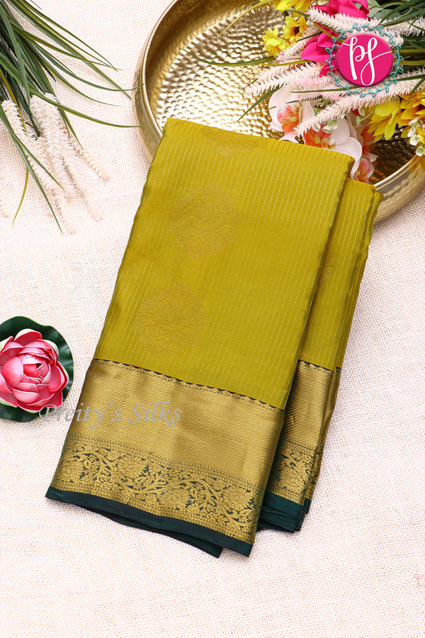 Semi Kanchipuram Silk Saree-PF77111