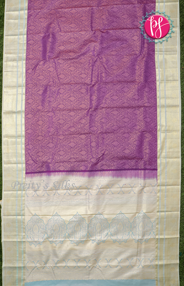 Semi Kanchipuram Silk Saree-PF60539