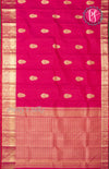 Pure Kanchipuram Silk Saree-Rani Pink - PF64173