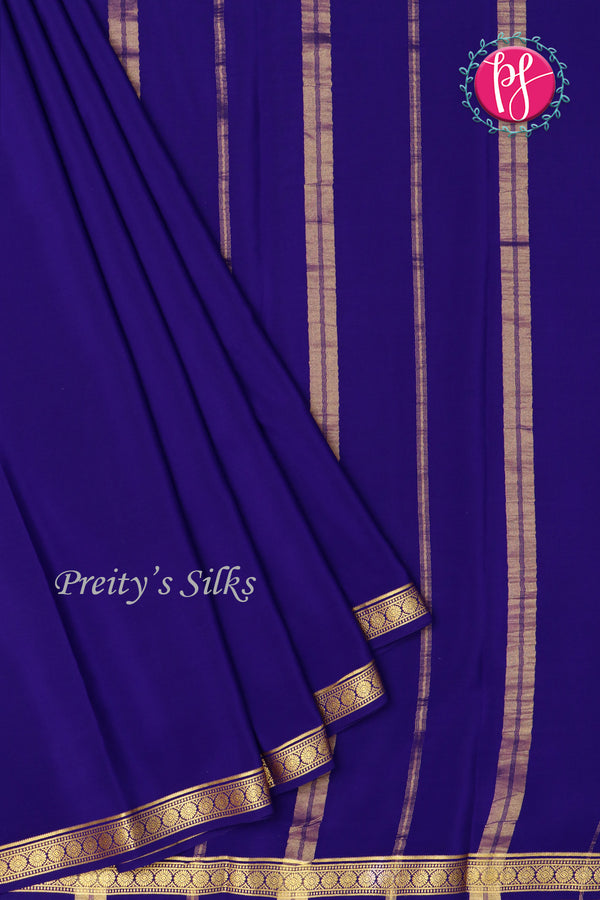 Premium Pure Mysore Crepe Silk Saree -PF80978