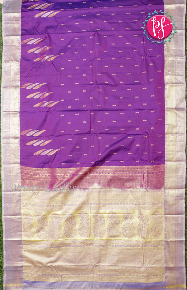 Semi Kanchipuram Silk Saree-PF60478