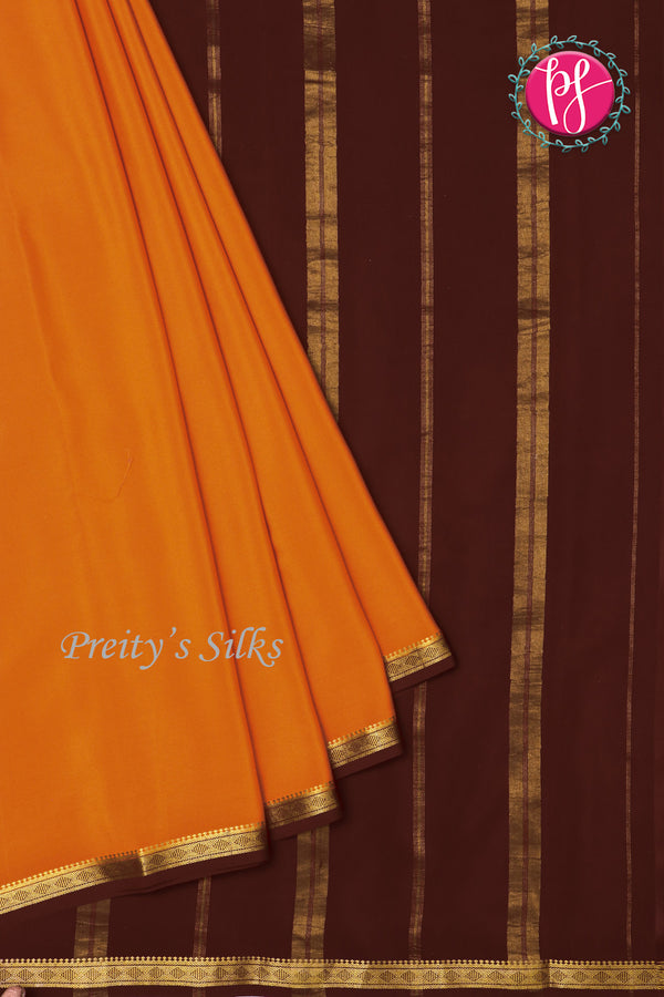 Premium Pure Mysore Crepe Silk Saree -PF80733