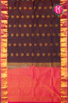 Semi Kanchipuram Silk Saree-PF77109