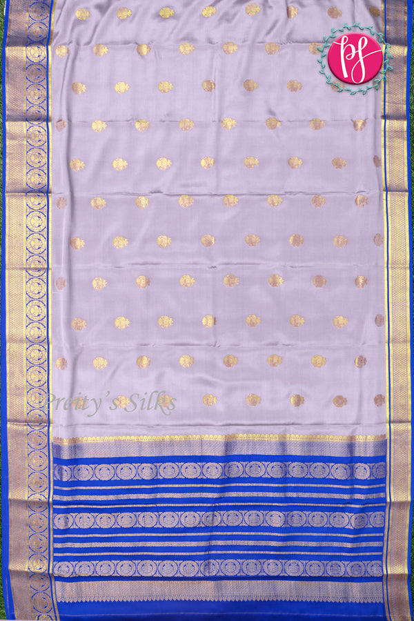 Pure Mysore Crepe Silk Saree-PF77378