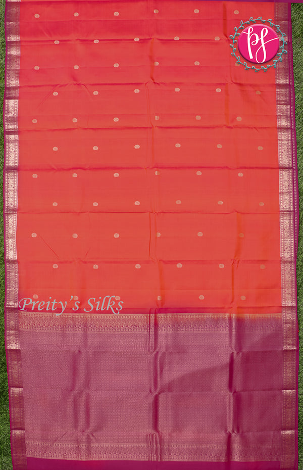 Pure kanchipuram Silk Saree-PF47891