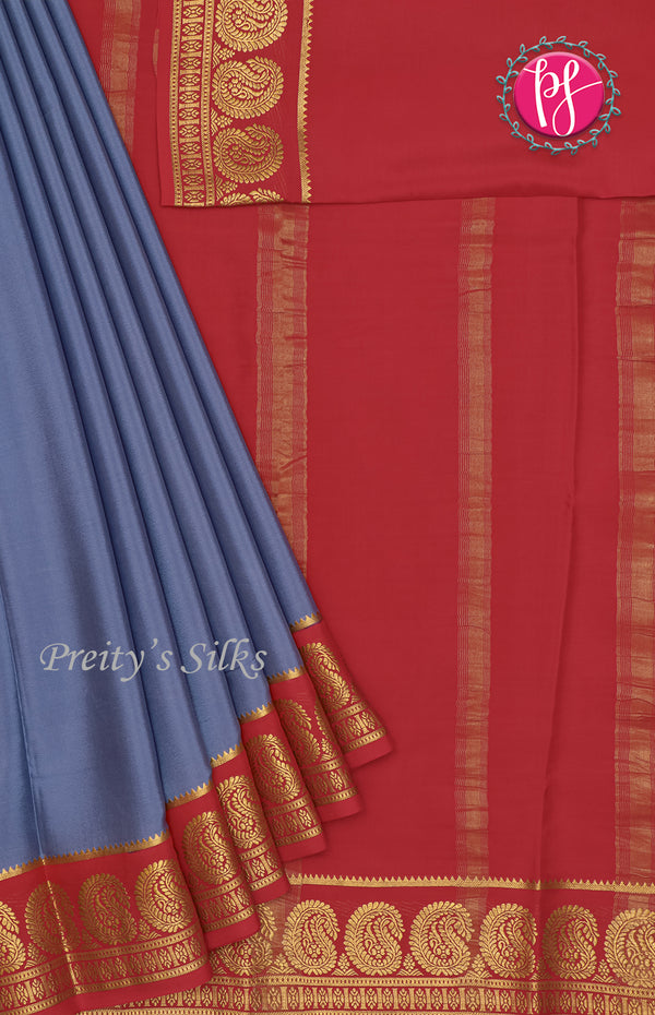 Pure Mysore Crepe Silk Saree