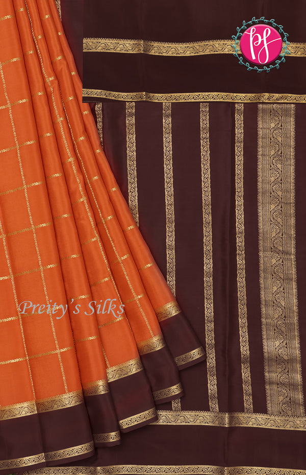 Pure Mysore Crepe Silk saree
