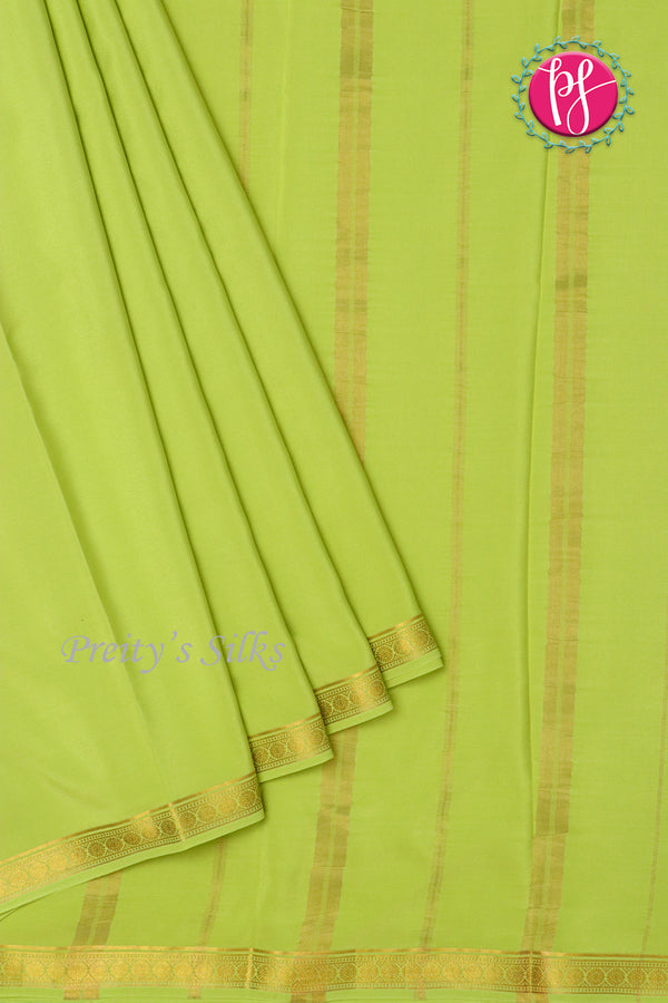 Premium Pure Mysore Crepe Silk Saree -PF80973