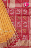 Raw Silk Saree with Patola Design
