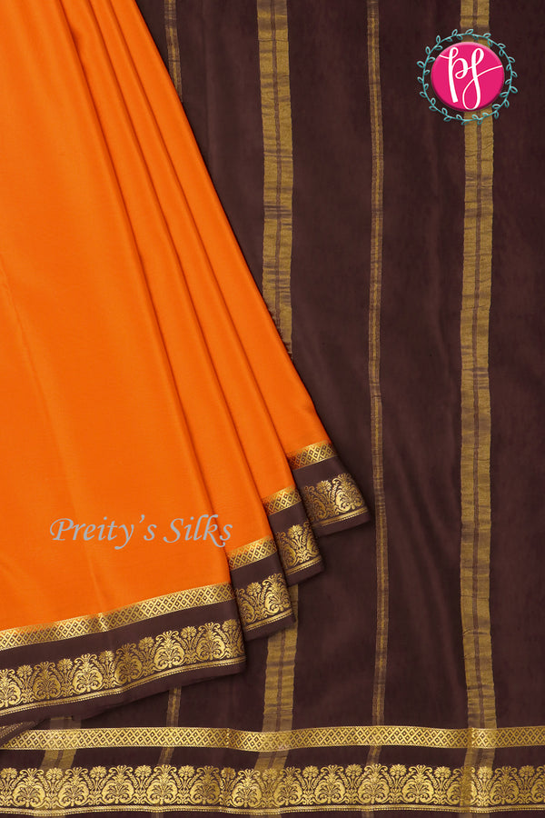 Premium Pure Mysore Crepe Silk Saree -PF80910