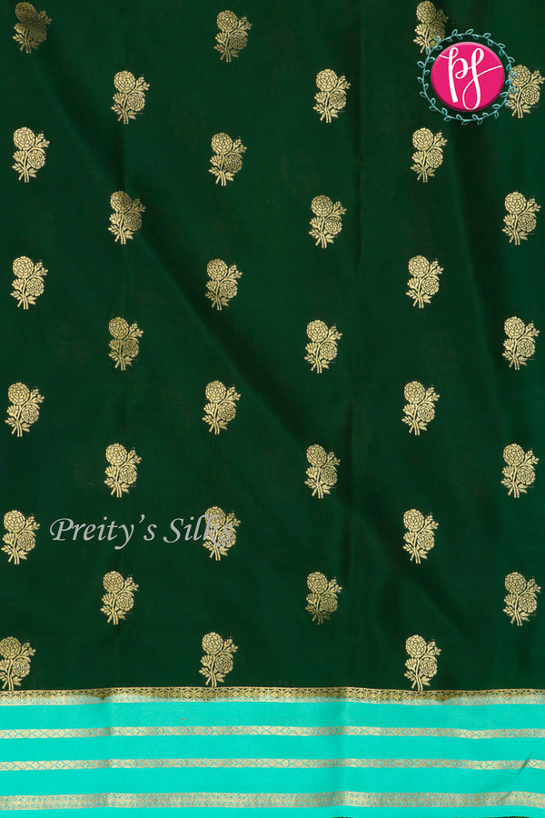 Pure Mysore Crepe Silk Saree -PF77406