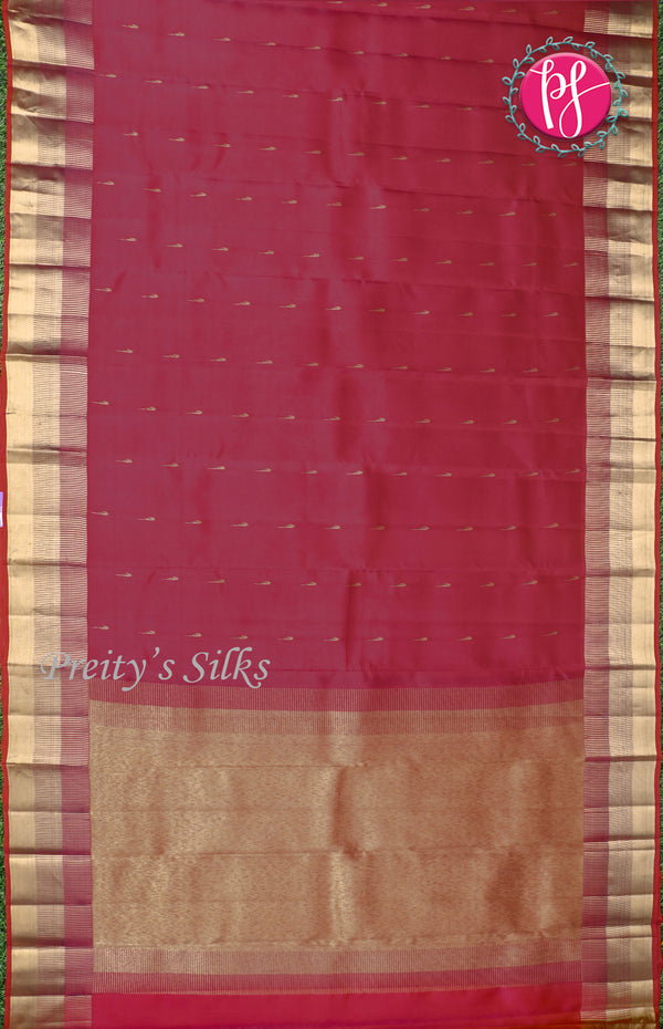 Half Pure Kanchipuram Silk Saree-PF68663