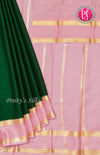 Pure Mysore Crepe Silk Saree With Bentex Border