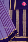 Pure Mysore Crepe Silk Saree With Bentex Border