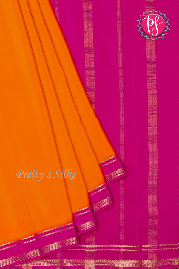 Premium Pure Mysore Crepe Silk Saree -PF80774