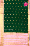 Pure Mysore Crepe Silk Saree-PF77380