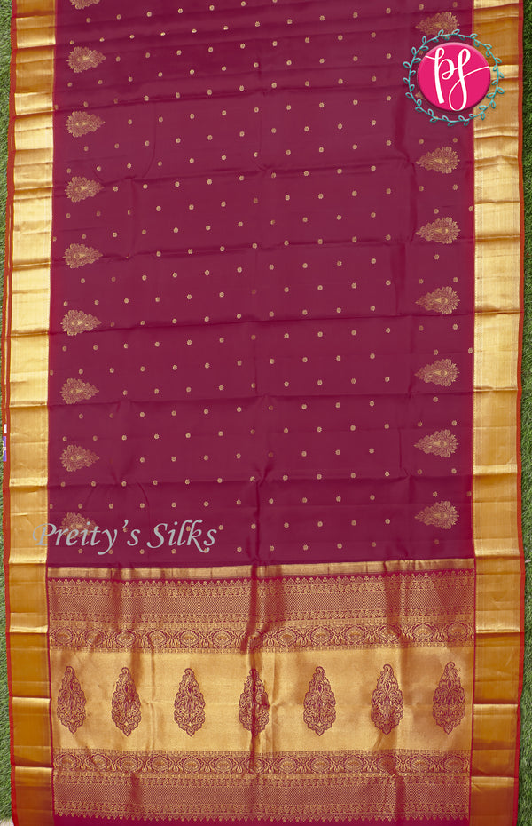 Pure Kanchipuram Silk Saree-PF47934