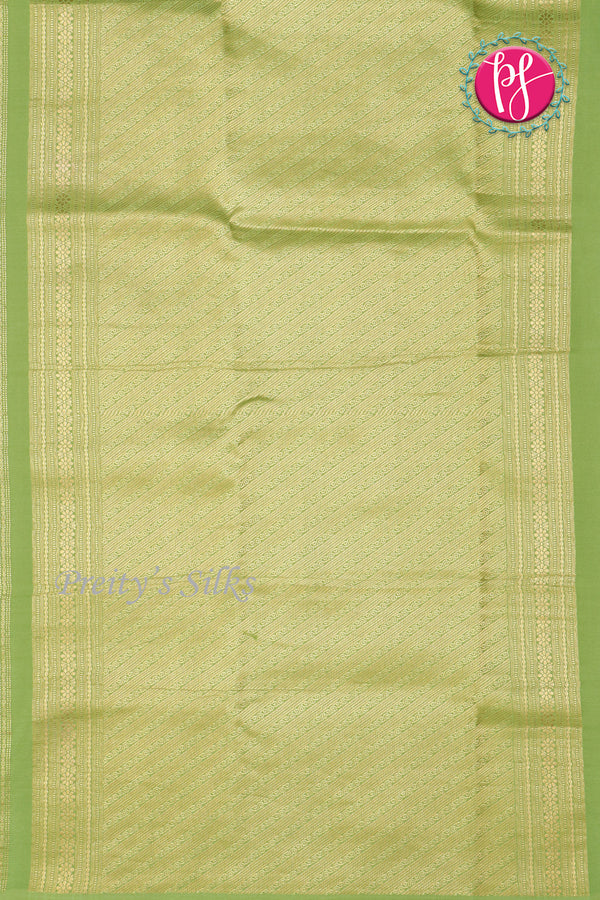 Pure Mysore Crepe Silk Saree Borderless -PF79584