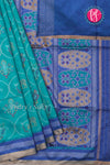 Semi Tussar Silk with Patola design Saree -PF71150