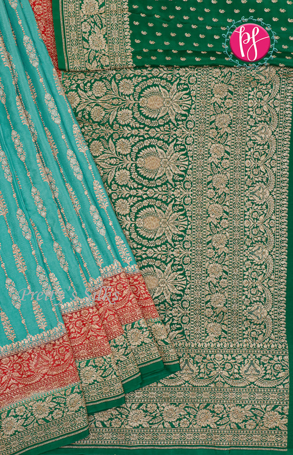Pure Khaddi Banarasi Silk Saree
