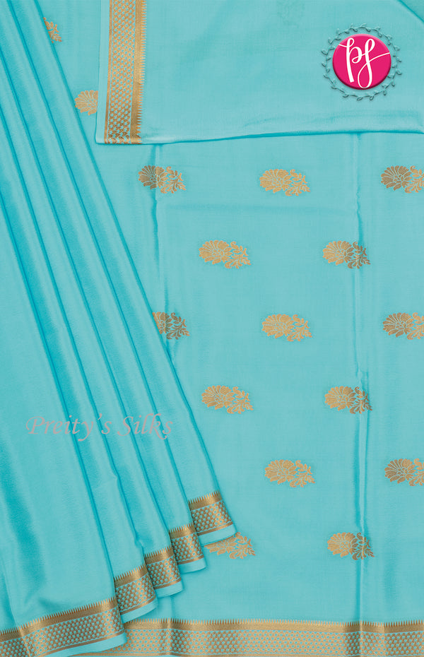 Pure Mysore Crepe Silk Saree