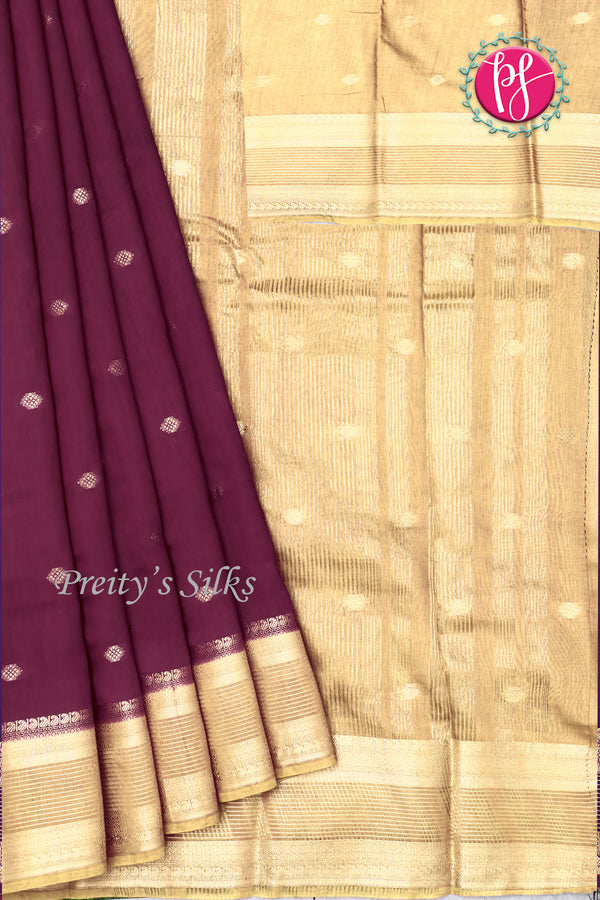 Butter Cotton Silk Saree- PF76271