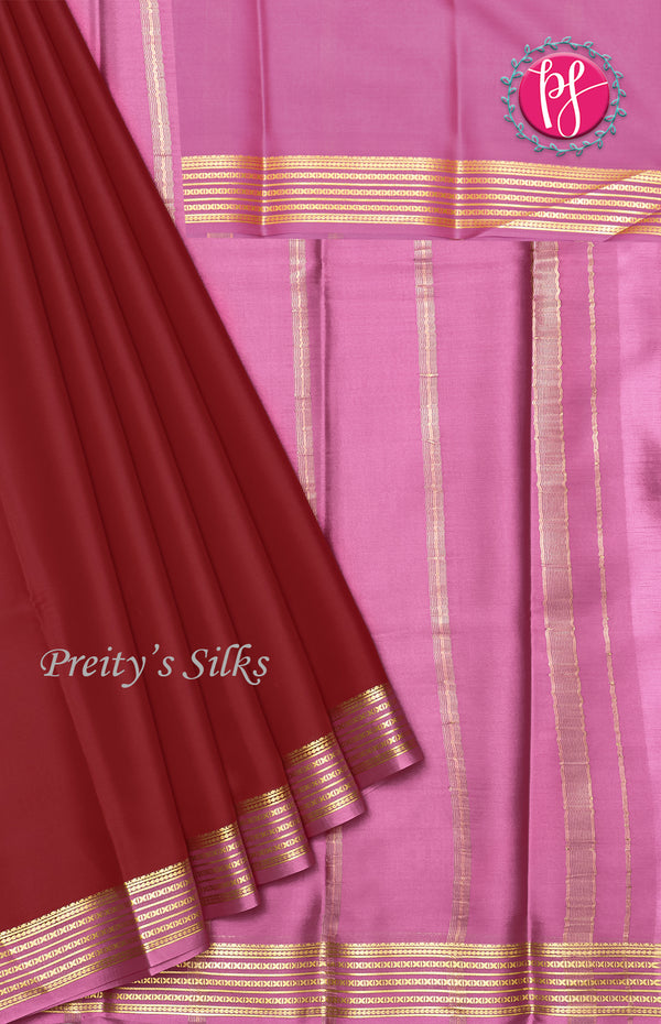 Pure Mysore Crepe Silk Saree