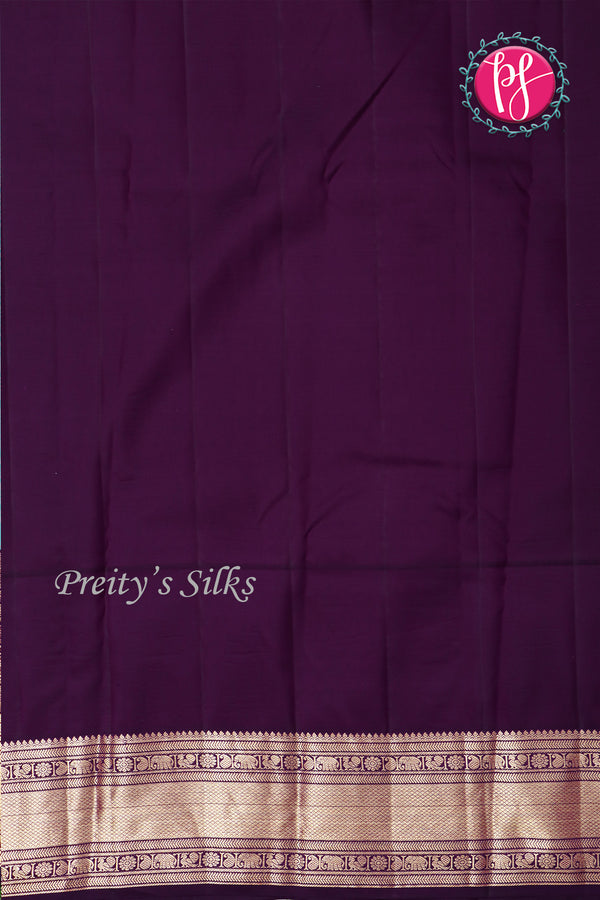 Pure Brocade Kanchipuram Silk Saree-Cyan-Blue-PF83491