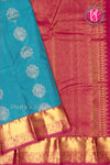 Semi Kanchipuram Silk Saree-PF77106