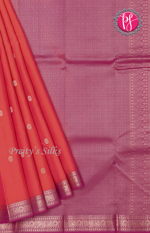 Pure kanchipuram Silk Saree-PF47891