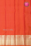 Pure Kanchipuram Silk Saree-Bottlegreen And Red-PF15528