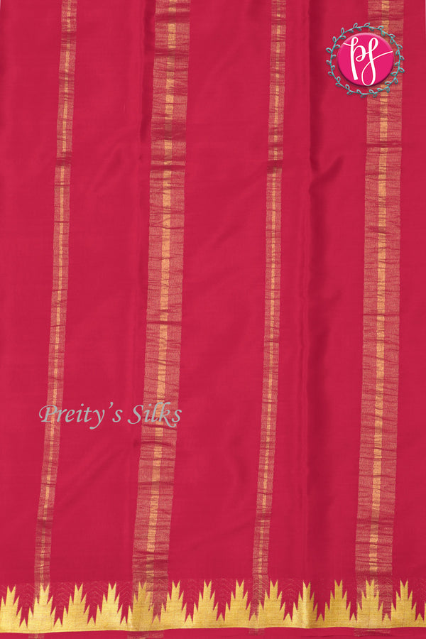 Pure Mysore Crepe Silk Saree -PF77458