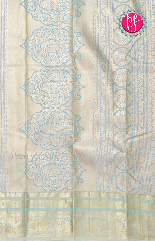 Semi Kanchipuram Silk Saree-PF60539