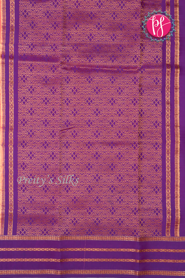 Pure Mysore Crepe Silk Saree -PF77403