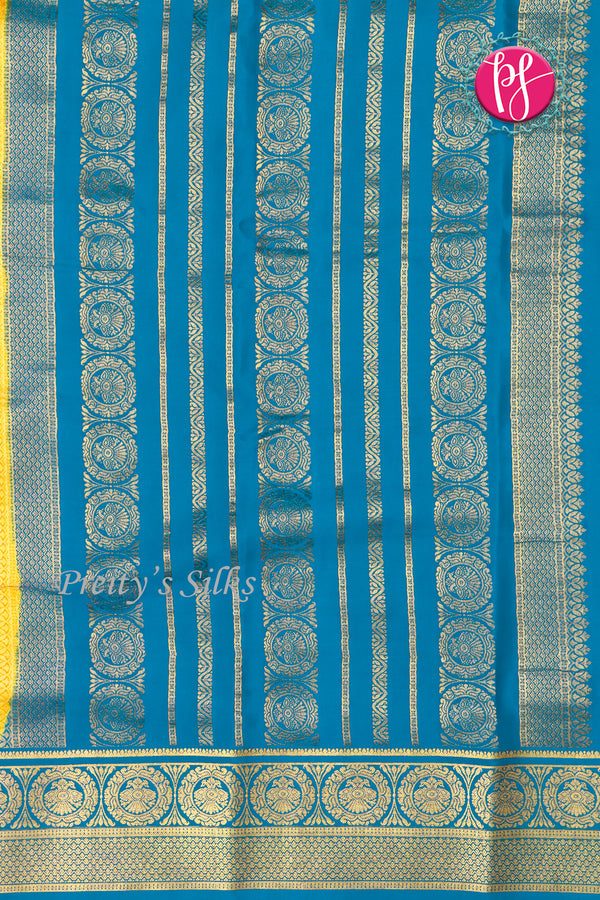 Pure Mysore Crepe Silk Saree-PF77377