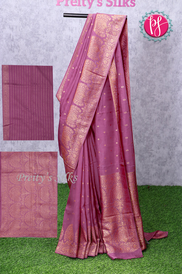 Dhupion Tussar Silk Saree-PF76154