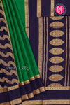 Pure Mysore Crepe Saree with Partli Pallu