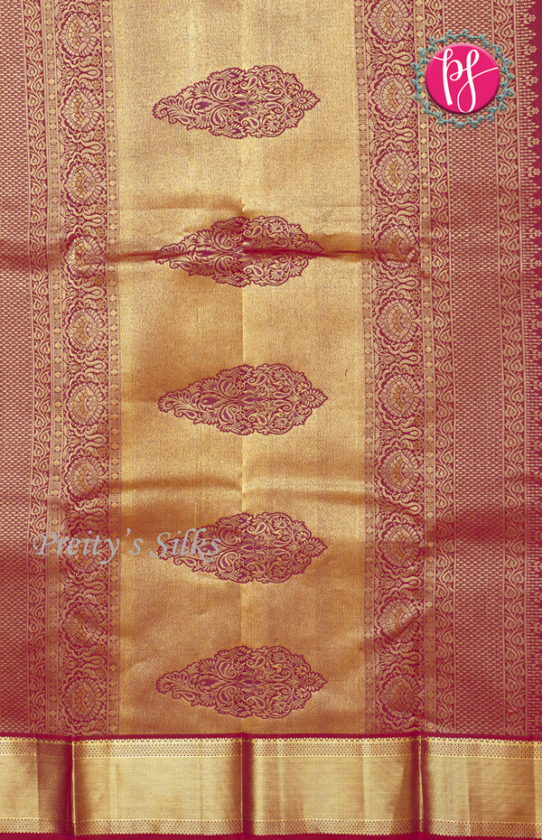 Pure Kanchipuram Silk Saree-PF47934