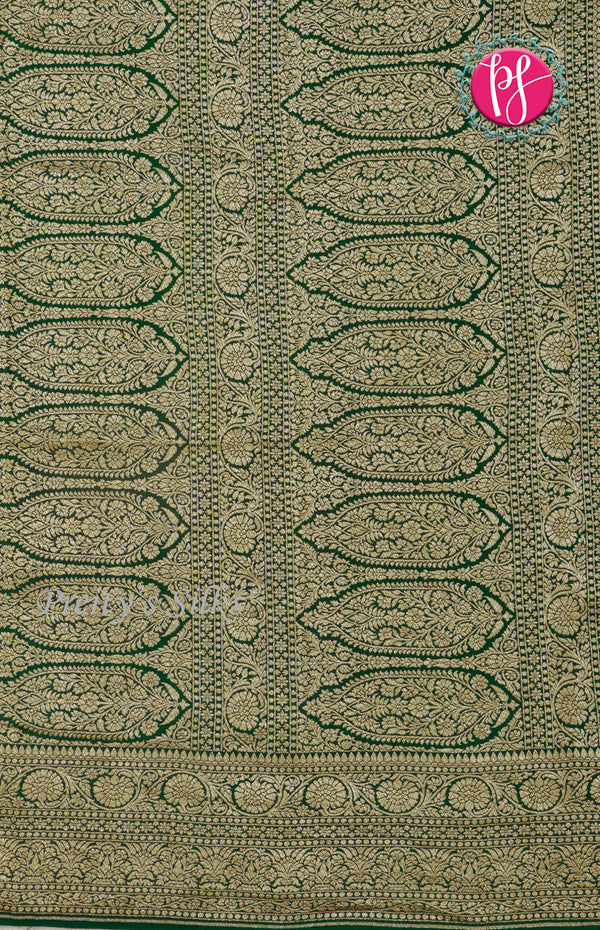 Pure Kaddi Banarasi Crepe Silk Saree-PF58573