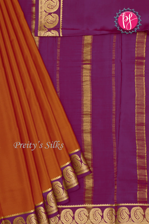 Pure Mysore Crepe Silk Saree